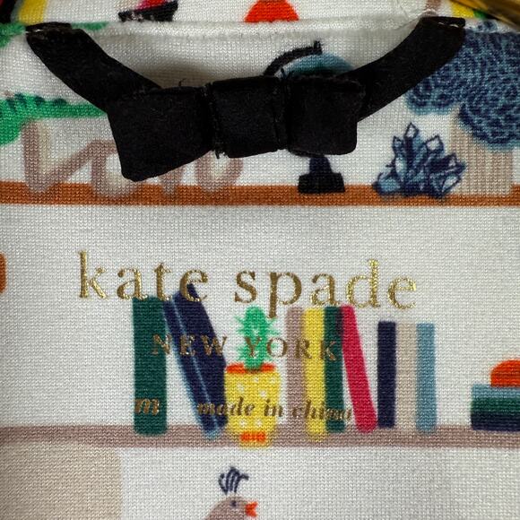 Kate Spade Pajama Set Women’s Medium | Cotton Blend Button Down Sleepwear - Picture 4 of 11